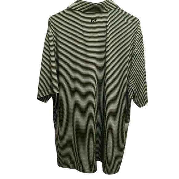 Cutter & Buck Green‎ Striped Polo Shirt. Size XL. Good condition - Picture 4 of 5